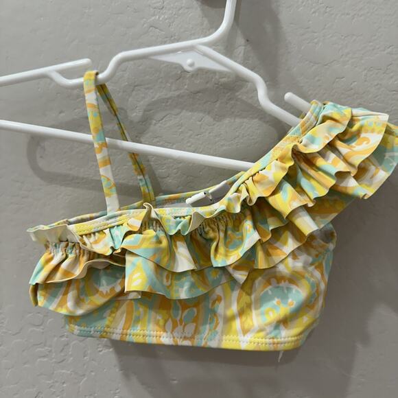 Janie & Jack x Rachel Zoe Pastel Ruffle 2-Piece Swimsuit - Picture 2 of 10